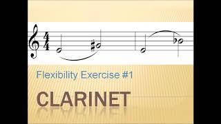 Clarinet Flexibility 1: Throat tones workout