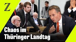 Krise im Thüringer Landtag: "Was Sie hier treiben, ist Machtergreifung"