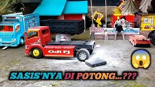 Truk trending topic ganti Bak Dump tambah keren Borr  | versi miniatur truk |