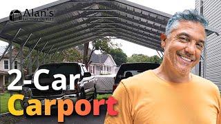 2-Car Carport: Which One Is the Right For You? | Alan's Factory Outlet