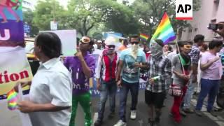 More than one hundred participate in first ever gay parade  in West India's Gujarat State