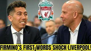 FIRMINO'S SHOCKING FIRST WORDS WITH ARNE SLOT AFTER SENSATIONAL LIVERPOOL RETURN!