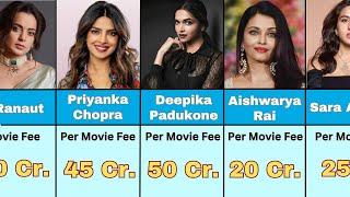 Top Highest PAID BOLLYWOOD Actresses 2024 | Info2Data |