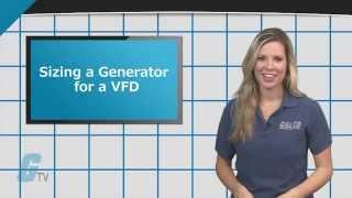 Using a Generator to Power a Variable Frequency Drive (VFD) - A GalcoTV Tech Tip | Galco