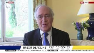 Lord Howard on security as part of Brexit talks