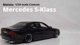 Mercedes S-Class Custom 1/24 Maisto Model Car