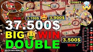  Live Roulette |  Watch Sunday Morning Big Double Win  37.500$ at Las Vegas Casino  2024-10-06