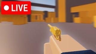 LIVE Level 600 To 700 Grinding+ @8sty EXPOSED FOR CHEATING (Roblox Arsenal)