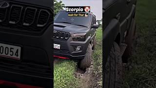 Thar vs Scorpio #shortfeed #thar #scorpio #automobile #4k #tugofwar #tugofwarlovers #1m