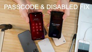 How to reset disabled or Password locked iPhone 8/X/XS/XR/11 or 12 Series