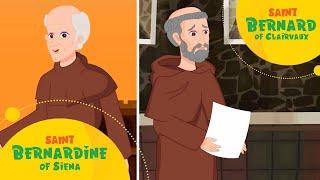 Saint Bernardine of Siena & Saint Bernard of Clairvaux I Compilation Video I #christianfamilytv