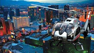 Las Vegas Strip Night Flight by Helicopter