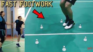 Badminton footwork - agility badminton and speed training