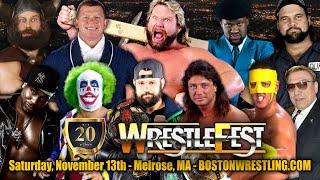 Be Part of Boston Wrestling MWF's 20th Anniversary "Back To The 90's" November 13th in Melrose, MA!