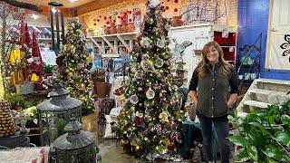 Tour of the Garden Center Decked Out for Christmas! ️