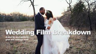 Wedding Film Breakdown // A shot by shot guide to gear and settings used