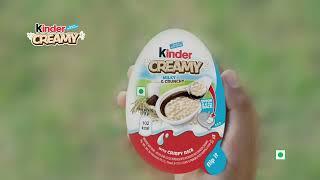 KINDER CREAMY  | Exciting New Mini Snack for your Kids -25sec Tamil