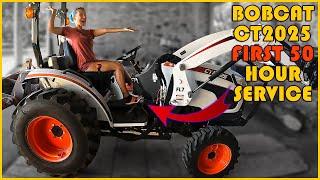 Bobcat CT2025 Compact Tractor First 50 Hour Service Directions (Plus Oil Change)