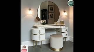 Trending Round mirror dressing table ideas for girls#shorts #viral #shortsvideo