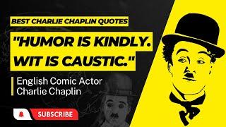 Best Charlie Chaplin Quotes‼️English Comic Actor