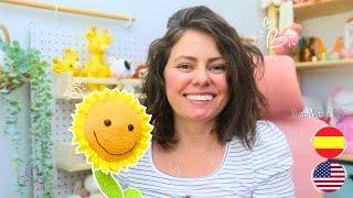 Crochet Dancing Sunflower Kit | Subtitled  .GretaWings DIY