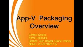 App-V packaging Introduction