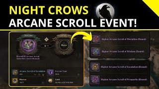 Night Crows: New Events and Epic Rewards - Arcane Scroll Craft!