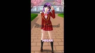 JEDAG JEDUG " ALICE MEGAN AND FRIENDS " || SAKURA SCHOOL SIMULATOR #shorts #sakuraschoolsimulator