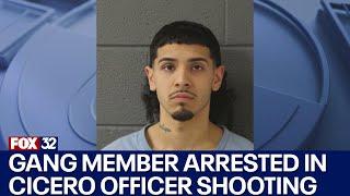 Gang member arrested in Cicero officer shooting