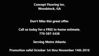 Concept Flooring  2016 Fall Sale - Shaw Friends & Family Promotion