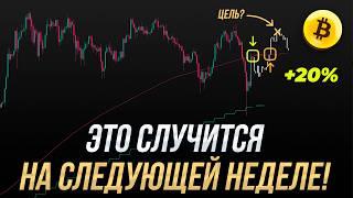 БИТКОИН ПРОГНОЗ! Это случится на следующей неделе! Будь готов к пробою МА-200Д!