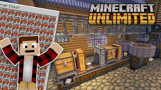 Creating a Rustic Brick Factory with Create in Minecraft: Unlimited