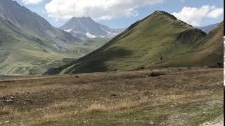 WALKING IN THE TRUSO VALLEY , KAZBEGI GEORGIA