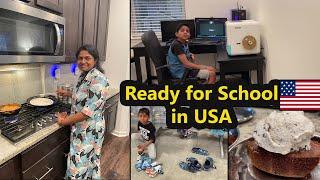 அமெரிக்காவில்- Back to School️Supplies Shopping |Evening Day in my life VLOG| DIML |Family Traveler