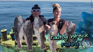 Tautog wreck fishing/Using an 8 foot leader makes the difference