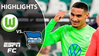 Wolfsburg extends unbeaten run to 10 GAMES vs. Hertha Berlin | ESPN FC Bundesliga Highlights