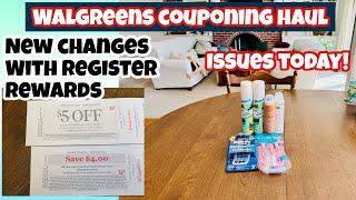 WALGREENS COUPONING HAUL/ some changes on register rewards / Learn Walgreens Couponing