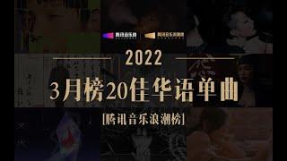 【浪潮榜TOP20】3月李荣浩《脱胎换骨》夺冠 王嘉尔吟唱《Blow》磁性满满 | 腾讯音乐由你榜 | 腾讯音乐TME | 2022音乐流行