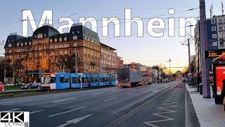 Driving in Mannheim Germany 4K Drive Tour 2022 | Germany Virtual Driving Tour