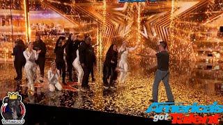 LightWire Golden Buzzer Full Performance | Americas Got Talent 2025 Auditions Week 1