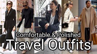 AIRPORT TRAVEL OUTFITS * Comfortable Polished *