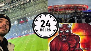 I VISITED 3 GERMAN FOOTBALL GROUNDS IN 24 HOURS | SCHALKE, KASIERSLAUTEN & EINTRACHT FRANKFURT