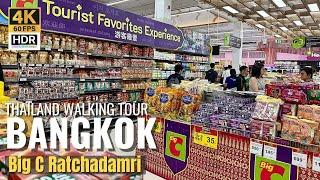 [​BANGKOK] Big C Supercenter Ratchadamri "Best Souvenier Tourist Shopping Mall" | Thailand [4K HDR]