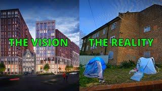 Homeless People Living In The Failed Great George Street Project, Liverpool