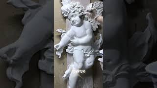 Грунтую ангела, #ангел #барельеф #angel #sculpture #скульптура #декор #ангелочек  #art #интерьер