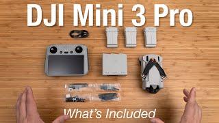 DJI Mini 3 Pro Unboxing - What's Included (Fly More Kit)