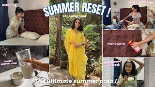 SUMMER RESET ️ cleaning, pest control, shopping haul, selfcare  & healthy habits | Garima Verma