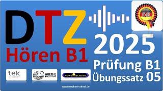 DTZ B1 Listening Part 1, 2, 3 and 5 NEW Exercise Set 05 with Solution 2025