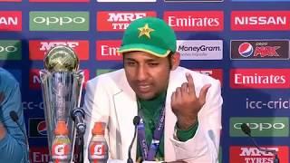 Mickey Arthur and Sarfaraz Ahmed Press Conference after CT Final Against India