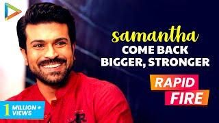 Ram Charan's Rapid Fire: "S.S.Rajamouli has got soft corner for Alia Bhatt, not us"| RRR | Jr.NTR